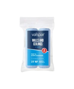 Valspar 2-Pack 4-in x 3/8-in Walls and Ceilings Knit Mini Roller Cover