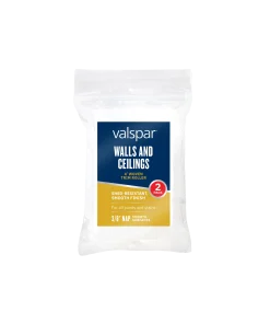 Valspar 2-Pack 4-in x 3/8-in Walls and Ceilings Woven Mini Roller Cover