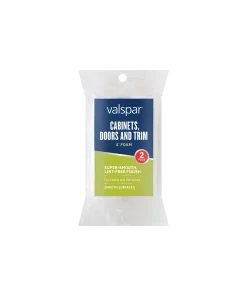 Valspar 4-in White Foam Mini Roller 2PK