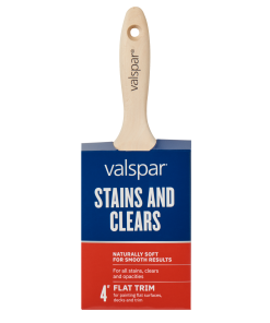 Valspar All Stain Flat 4-in Brush