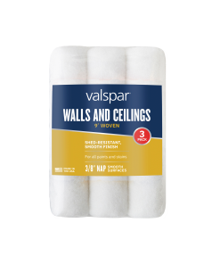 Valspar 3-pack 9-in x 3/8-in Walls and Ceilings Woven Roller Cover