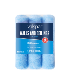 Valspar Walls and Ceilings 6-Pack 9-in x 3/8-in Knit Roller Cover
