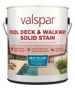 Valspar Pool Deck & Walkway with HEAT RELIEF TECHNOLOGY?
